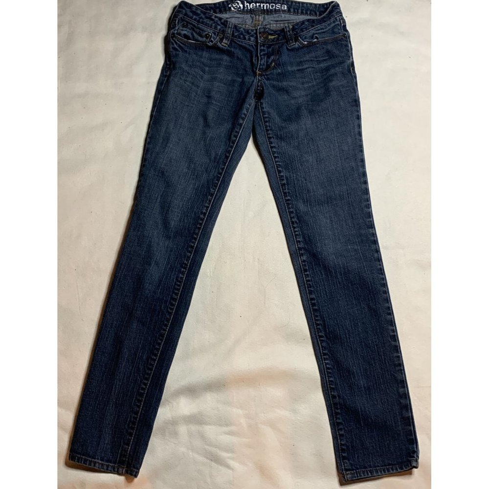 Women's Bullhead B Hermosa Super Skinny Jeans Medium Wash Blue Size 1 Regular